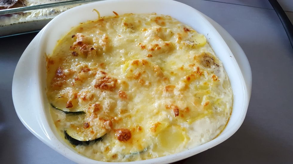 Kartoffel-Zucchini-Auflauf – Bambolino